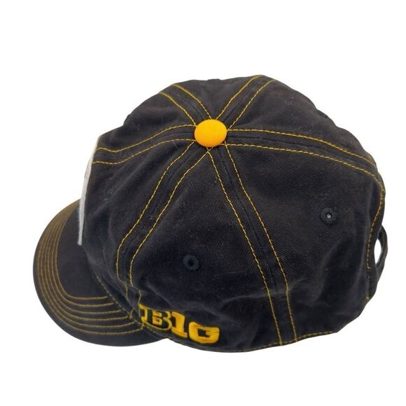 Iowa Hawkeyes BIG10 J.AMERICA adjustable hat 100 percent cotton - Picture 5 of 13